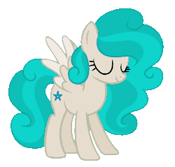 Size: 1050x1002 | Tagged: safe, artist:pgthehomicidalmaniac, derpibooru import, oc, unofficial characters only, pegasus, pony, animated, base used, eyelashes, eyes closed, female, gif, image, mare, non-animated gif, pegasus oc, simple background, solo, transparent background, wings