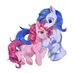 Size: 1126x1126 | Tagged: safe, derpibooru import, pinkie pie, oc, oc:ray frok, earth pony, canon x oc, image, png