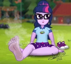 Size: 600x545 | Tagged: suggestive, artist:tidmouthmilk12, ponerpics import, ponybooru import, twilight sparkle, equestria girls, feet, female, fetish, foot fetish, image, png