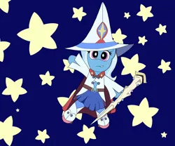 Size: 6047x5036 | Tagged: safe, artist:pinkiepie69, derpibooru import, trixie, pony, unicorn, anime reference, clothes, costume, female, image, little witch academia, mare, png, solo, stars