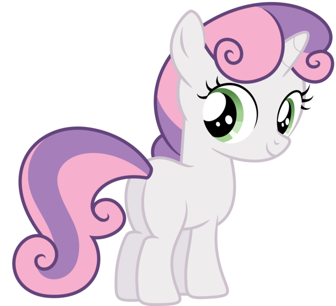 Size: 4773x4340 | Tagged: safe, artist:shutterflyyay, derpibooru import, sweetie belle, pony, unicorn, blank flank, butt, female, image, looking back, plot, png, simple background, solo, transparent background, vector