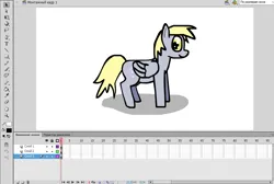 Size: 1000x670 | Tagged: safe, artist:hach, screencap, derpy hooves, pegasus, pony, adobe flash, image, png, solo