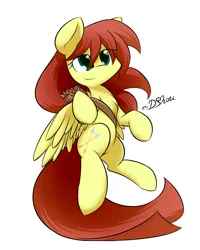 Size: 1200x1500 | Tagged: safe, artist:dshou, derpibooru import, oc, oc:shooting star, unofficial characters only, pegasus, pony, bipedal, chest fluff, female, floating, image, mare, png, quiver, simple background, solo, white background