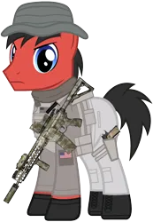 Size: 1280x1855 | Tagged: safe, artist:edy_january, derpibooru import, edit, vector edit, oc, oc:cpt red, oc:red, oc:red (angry birds), unofficial characters only, earth pony, pony, angry birds, armor, assault rifle, body armor, boots, call if duty: modern warfare, call of duty, call of duty: modern warfare 2, captain, clothes, combat knife, gloves, gun, handgun, hat, hk416, image, knife, leader, m1911, m416, military, military pony, military uniform, modern warfare, modern warfare ii, pistol, png, rifle, shoes, simple background, soldier, soldier pony, solo, special forces, tactical, tactical vest, task forces 141, transparent background, uniform, united states, vector, vest, warfighter, weapon