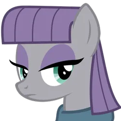 Size: 500x500 | Tagged: safe, artist:the smiling pony, derpibooru import, maud pie, earth pony, pony, .svg available, bust, frown, image, lidded eyes, looking at you, png, simple background, solo, transparent background, vector