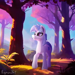 Size: 3000x3000 | Tagged: safe, artist:pegasusyay, derpibooru import, sea swirl, seafoam, pony, unicorn, image, png, scenery, scenery porn