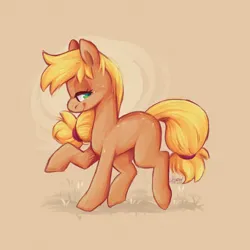 Size: 1500x1500 | Tagged: safe, artist:lionbun, derpibooru import, applejack, earth pony, pony, cute, female, image, mare, png