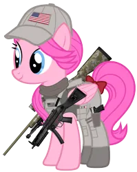 Size: 2317x2912 | Tagged: safe, artist:edy_january, artist:starryshineviolet, derpibooru import, edit, vector edit, oc, oc:stella, oc:stella (angry birds), pegasus, pony, american flag, american sniper, angry birds, armor, body armor, boots, call of duty, call of duty: modern warfare 2, clothes, flag, gun, handgun, hat, image, m24, military, military pony, mp5, pistol, png, rifle, shoes, simple background, sniper, sniper rifle, soldier, soldier pony, solo, special forces, submachinegun, tactical, tactical pony, tactical vest, tanktop, task forces 141, transparent background, united states, usp, usp45, vector, vest, weapon