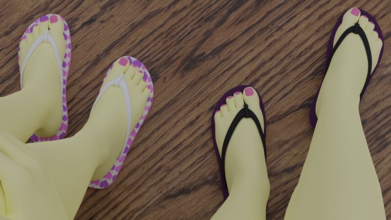 Size: 2560x1440 | Tagged: suggestive, artist:artempredator, ponerpics import, fluttershy, anthro, 3d, feet, female, fetish, foot fetish, foot focus, image, jpeg, source filmmaker