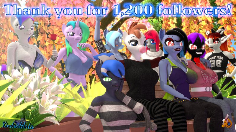 Size: 3840x2160 | Tagged: safe, ponerpics import, oc, oc:fiona mahri, oc:inkwell stylus, oc:midnight grave, unofficial characters only, anthro, 3d, clothes, female, image, jpeg, nudity, source filmmaker