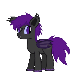 Size: 320x320 | Tagged: safe, artist:sp3ctrum-ii, derpibooru import, oc, oc:valentin, unofficial characters only, bat pony, pony, animated, eeee, gif, image, simple background, solo, transparent background
