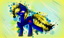 Size: 8192x4912 | Tagged: safe, artist:flashyklau, derpibooru import, oc, oc:thunder lightning, pegasus, image, jpeg, simple background