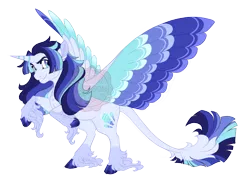 Size: 4300x3100 | Tagged: safe, artist:gigason, derpibooru import, oc, oc:spellwork, alicorn, pony, colored wings, female, image, magical lesbian spawn, mare, multicolored wings, offspring, parent:starlight glimmer, parent:twilight sparkle, parents:twistarlight, png, simple background, solo, transparent background, unshorn fetlocks, wings