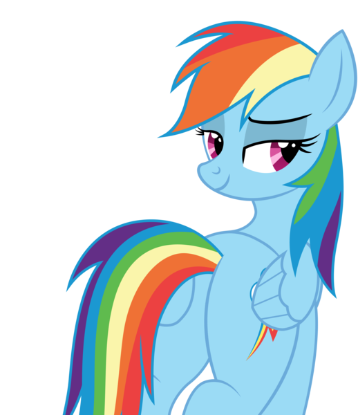 Size: 4018x4658 | Tagged: safe, artist:mlptmntfan2000, derpibooru import, rainbow dash, pegasus, pony, butt, butt touch, female, flank, hoof on butt, image, png, rainbutt dash, sexy, simple background, smiling, solo, transparent background