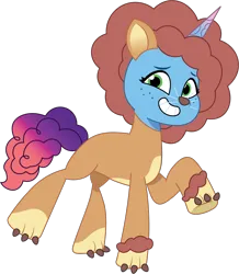 Size: 1096x1256 | Tagged: safe, artist:prixy05, derpibooru import, pony, unicorn, g5, my little pony: tell your tale, catsuit, clothes, costume, image, lion costume, misty brightdawn, nightmare night costume, png, rebirth misty, simple background, solo, transparent background, vector