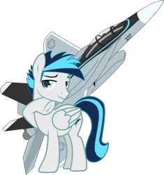Size: 1973x2100 | Tagged: safe, derpibooru import, oc, oc:snowflake gerald, unofficial characters only, pegasus, pony, ace combat, base used, f/a-18 hornet, image, jet, jet fighter, plane, png, simple background, solo, transparent background