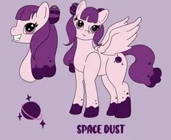 Size: 2538x2069 | Tagged: safe, artist:ohneechan, derpibooru import, oc, oc:space dust, unofficial characters only, pegasus, pony, female, image, png, profile, reference sheet