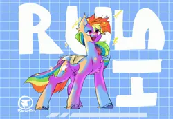 Size: 3000x2062 | Tagged: safe, artist:madiwann, derpibooru import, rainbow dash, pegasus, pony, image, jpeg, solo