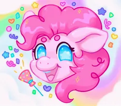 Size: 2048x1784 | Tagged: safe, artist:ibbledribble, derpibooru import, pinkie pie, earth pony, pony, confetti, image, jpeg, solo