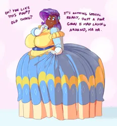 Size: 2000x2161 | Tagged: suggestive, artist:sirmasterdufel, color edit, derpibooru import, edit, editor:shiftyshades, rarity, human, bbw, butt, colored, dark skin, fat, huge butt, humanized, image, impossibly large butt, large butt, obese, png, ssbbw