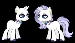 Size: 1351x775 | Tagged: safe, artist:caffeine0addict, derpibooru import, oc, oc:ice blossom, unofficial characters only, pony, unicorn, base used, black background, choker, colored hooves, colored pupils, ear piercing, earring, eyebrow piercing, eyeshadow, female, image, jewelry, jpeg, makeup, mare, offspring, parent:double diamond, parent:rarity, parents:diamond duo, piercing, simple background, solo