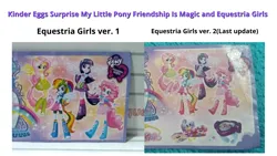 Size: 2560x1440 | Tagged: safe, derpibooru import, fluttershy, pinkie pie, rainbow dash, twilight sparkle, human, equestria girls, character, demo, image, instructions, kinder egg, paper, photo, png, surprised, toy