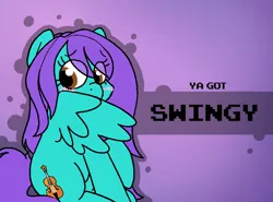 Size: 800x592 | Tagged: safe, artist:soupafterdark, derpibooru import, oc, oc:swing time, pony, banned from equestria daily, blushing, commissioner:dhs, covering face, image, png, purple background, purple mane, shy, simple background, sitting, solo, variant, ya got