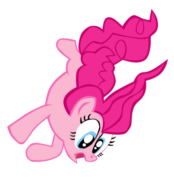 Size: 732x760 | Tagged: safe, artist:benpictures1, ponerpics import, ponybooru import, pinkie pie, earth pony, pony, putting your hoof down, cute, diapinkes, falling, female, image, inkscape, mare, png, simple background, solo, transparent background, vector