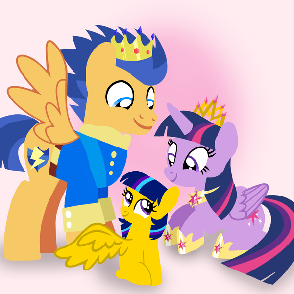 Size: 1400x1400 | Tagged: safe, artist:mlplary6, derpibooru import, flash sentry, twilight sparkle, twilight sparkle (alicorn), oc, oc:star sparkle, alicorn, pegasus, pony, alicorn wings, clothes, crown, family, female, filly, flashlight, foal, husband and wife, image, jewelry, looking at each other, looking at someone, lying down, male, mare, offspring, parent:flash sentry, parent:twilight sparkle, parents:flashlight, png, regalia, shipping, sitting, smiling, smiling at each other, stallion, straight, wings