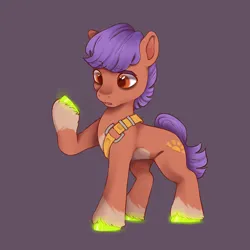 Size: 2800x2800 | Tagged: safe, artist:permafox, derpibooru import, unnamed character, unnamed pony, earth pony, pony, g5, angry mob, background pony, confused, earth pony magic, glow, glowing hooves, image, magic, png, solo