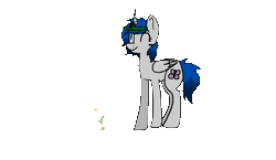Size: 951x553 | Tagged: safe, artist:lupisvulpes, derpibooru import, daisy, flower wishes, oc, oc:slice n' dice, unofficial characters only, alicorn, pony, animated, cutie mark, eyes closed, female, gif, image, mare, simple background, smiling, transparent background, wings