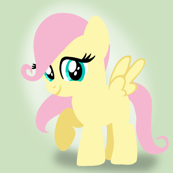 Size: 1400x1400 | Tagged: safe, artist:mlplary6, derpibooru import, fluttershy, pegasus, pony, female, filly, filly fluttershy, foal, image, looking at you, png, smiling, smiling at you, younger