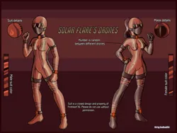 Size: 2500x1875 | Tagged: safe, artist:devillustart, derpibooru import, oc, oc:solar flares drones, human, equestria girls, clothes, fireheart76's latex suit design, gloves, image, jpeg, latex, latex boots, latex gloves, latex suit, prisoners of the moon, reference sheet, rubber, rubber gloves, rubber suit
