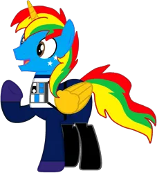 Size: 1515x1671 | Tagged: safe, artist:star-armour95, derpibooru import, oc, oc:shield wing, unofficial characters only, alicorn, clothes, image, lightning squadron, male, png, rebel pilot, simple background, solo, star wars, transparent background, uniform