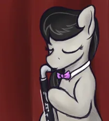 Size: 900x1001 | Tagged: safe, artist:ahorseofcourse, derpibooru import, octavia melody, earth pony, bass clarinet, image, png, solo