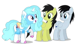 Size: 8000x4771 | Tagged: safe, artist:creedyboy124, derpibooru import, oc, oc:chloe park, oc:jemima sparkle, oc:sadie park, unofficial characters only, alicorn, pegasus, pony, female, image, png, simple background, smiling, transparent background