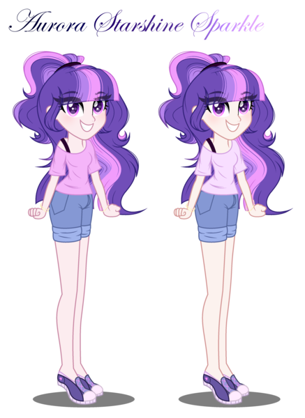 Size: 2874x3946 | Tagged: safe, artist:aurorastarsparkle, artist:lunerymish, artist:selenaede, derpibooru import, oc, oc:aurora starshine sparkle, unofficial characters only, equestria girls, base used, equestria girls-ified, female, image, offspring, parent:flash sentry, parent:twilight sparkle, parents:flashlight, png, simple background, solo, transparent background