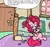 Size: 908x860 | Tagged: grimdark, artist:pinkiecel, ponerpics import, ponybooru import, pinkie pie, bed, dialogue, drugs, image, injection, png, ponybooru exclusive, sugar, sugarcube corner