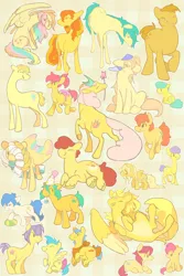 Size: 1024x1536 | Tagged: safe, artist:bananasmores, derpibooru import, earth pony, pegasus, pony, g1, image, jpeg