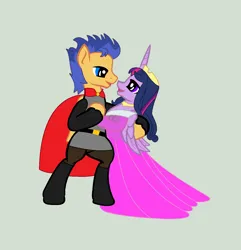 Size: 1204x1250 | Tagged: safe, artist:brightstar40k, derpibooru import, flash sentry, twilight sparkle, twilight sparkle (alicorn), alicorn, pegasus, dancing, female, flashlight, image, male, png, romance, romantic, shipping, sleeping beauty, straight