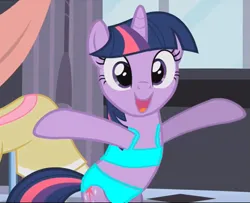 Size: 619x502 | Tagged: safe, derpibooru import, edit, edited screencap, editor:incredibubbleirishguy, screencap, twilight sparkle, unicorn, sweet and elite, blue bikini, cropped, image, png, unicorn twilight