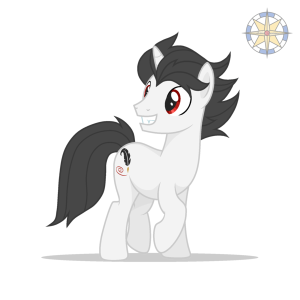 Size: 2000x2000 | Tagged: safe, artist:r4hucksake, derpibooru import, oc, oc:raven quill, pony, unicorn, image, male, png, simple background, solo, stallion, transparent background