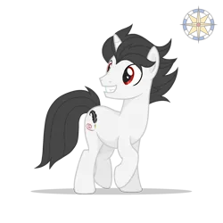 Size: 2000x2000 | Tagged: safe, artist:r4hucksake, derpibooru import, oc, oc:raven quill, pony, unicorn, image, male, png, simple background, solo, stallion, transparent background