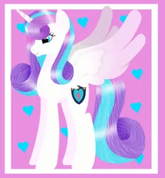 Size: 418x452 | Tagged: safe, artist:sunset-sunrize, derpibooru import, princess flurry heart, alicorn, pony, colored wings, colored wingtips, female, image, jpeg, mare, older, older flurry heart, solo, wings