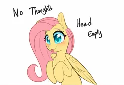 Size: 1000x685 | Tagged: safe, artist:inkypuso, derpibooru import, fluttershy, pegasus, pony, :p, blushing, bust, cute, female, image, jpeg, mare, shyabetes, simple background, smiling, solo, text, tongue out, white background
