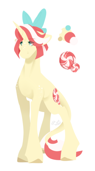 Size: 1369x2467 | Tagged: safe, artist:cyanreef, derpibooru import, oc, oc:peppermint patti, unofficial characters only, pony, unicorn, bow, female, image, mare, offspring, parent:flam, parent:fluttershy, parents:flamshy, png, simple background, solo, transparent background