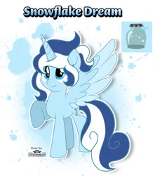 Size: 1500x1648 | Tagged: safe, artist:doraeartdreams-aspy, derpibooru import, oc, oc:snowflake dream, unofficial characters only, alicorn, pony, base used, female, image, mare, offspring, parent:pound cake, parent:princess flurry heart, parents:poundflurry, png, solo