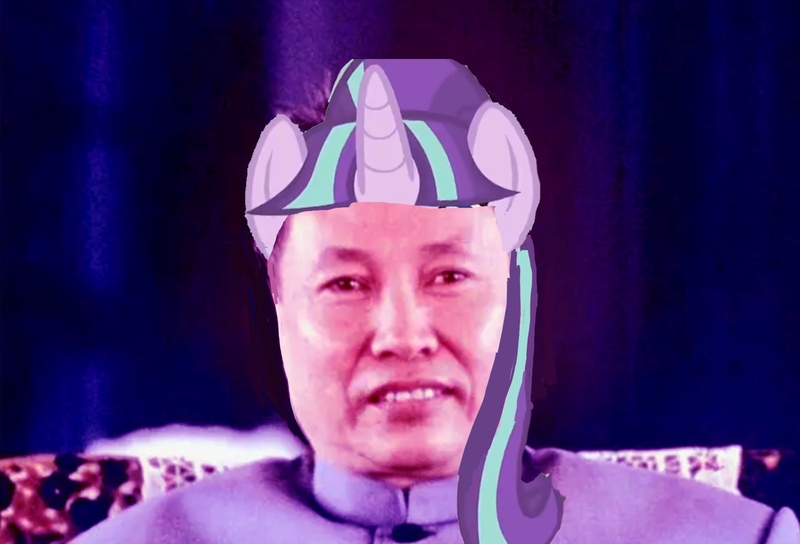 Size: 3268x2224 | Tagged: artist needed, semi-grimdark, derpibooru import, starlight glimmer, cambodia, image, jpeg, pol pot, politics, this will end in communism, this will end in death, this will end in pain