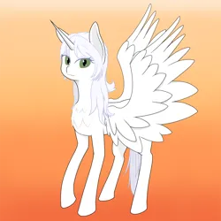 Size: 3000x3000 | Tagged: safe, derpibooru import, oc, oc:κασσάνδρα, alicorn, pony, alicorn oc, horn, image, png, wings