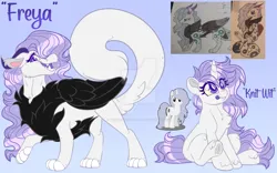 Size: 1600x1000 | Tagged: safe, artist:missbramblemele, derpibooru import, oc, oc:freya, draconequus, pony, unicorn, female, image, jpeg, mare, solo